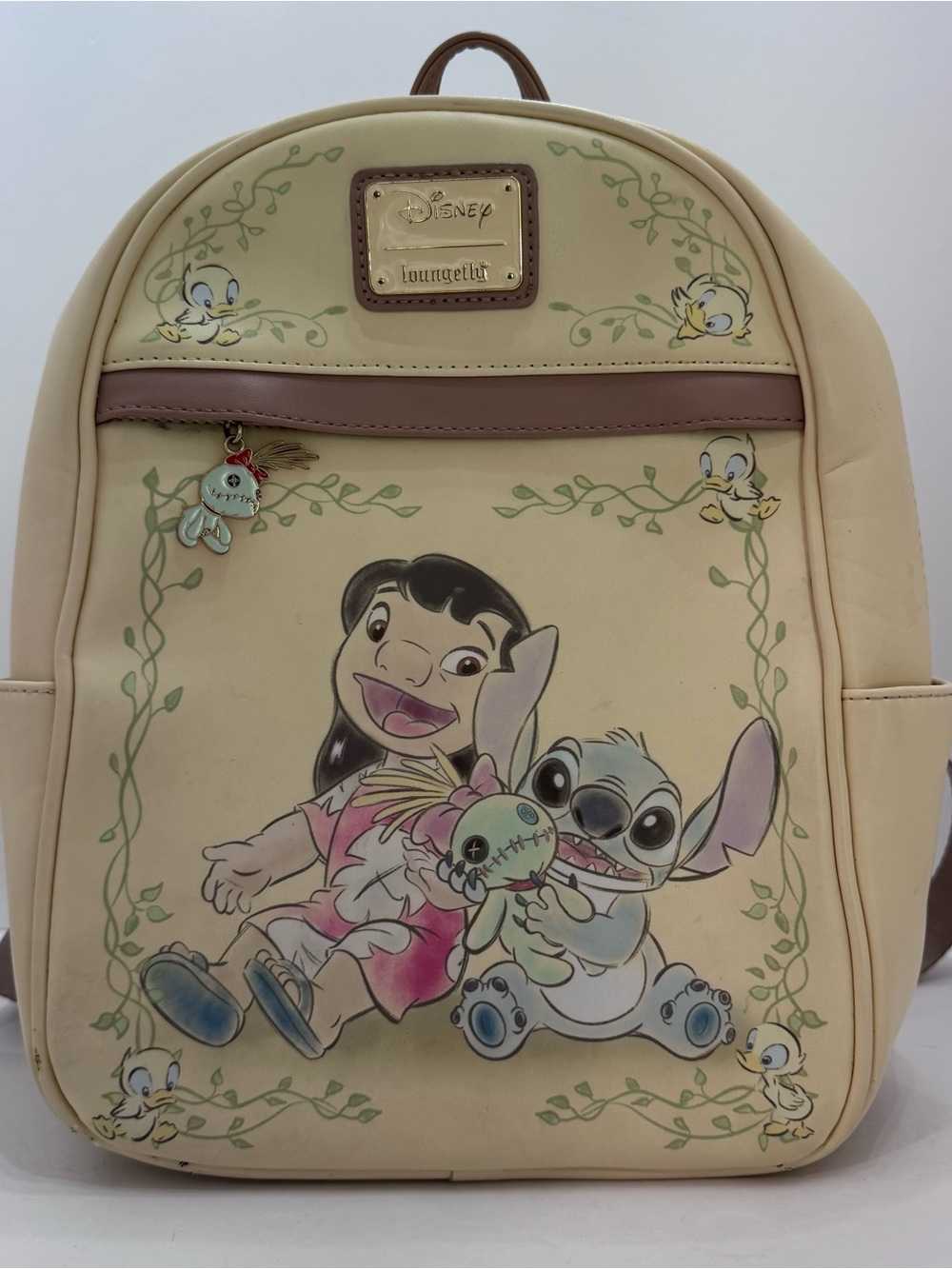 Loungefly Disney Lilo & Stitch Ugly Duckling Mini Backpack Faux Leather Bag